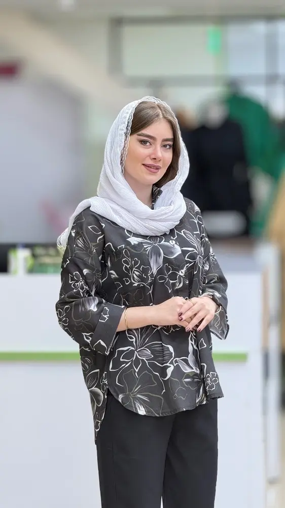 شومیز گل دار ایتالیا
